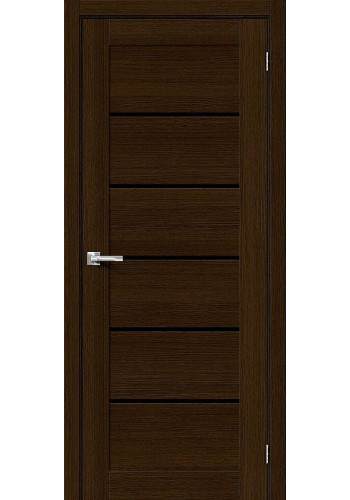 Межкомнатная дверь Вуд Модерн-22, со стеклом, цвет Golden Oak