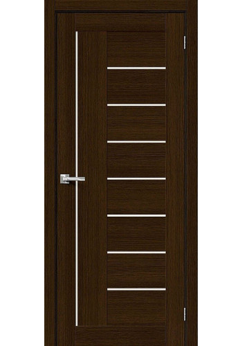 Межкомнатная дверь Вуд Модерн-29, со стеклом, цвет Golden Oak